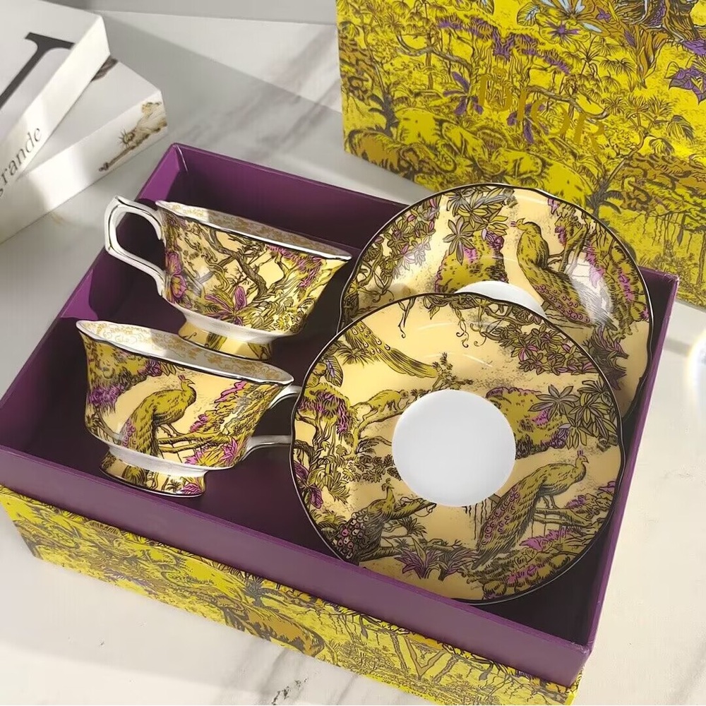 Dior Jungle Collection Tea & Coffee Cup Gift Set